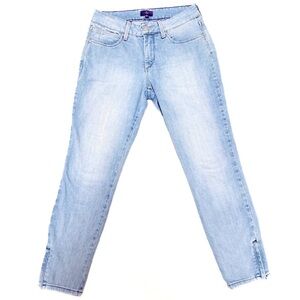 NYDJ ankle slim/ skinny jeans - light wash